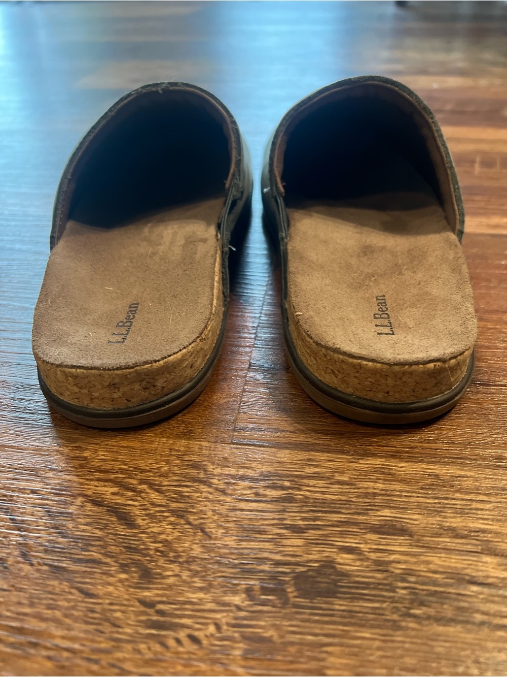 L.L. Bean Women’s Go Anywhere Clogs Olive Leather - Picture 6 of 12